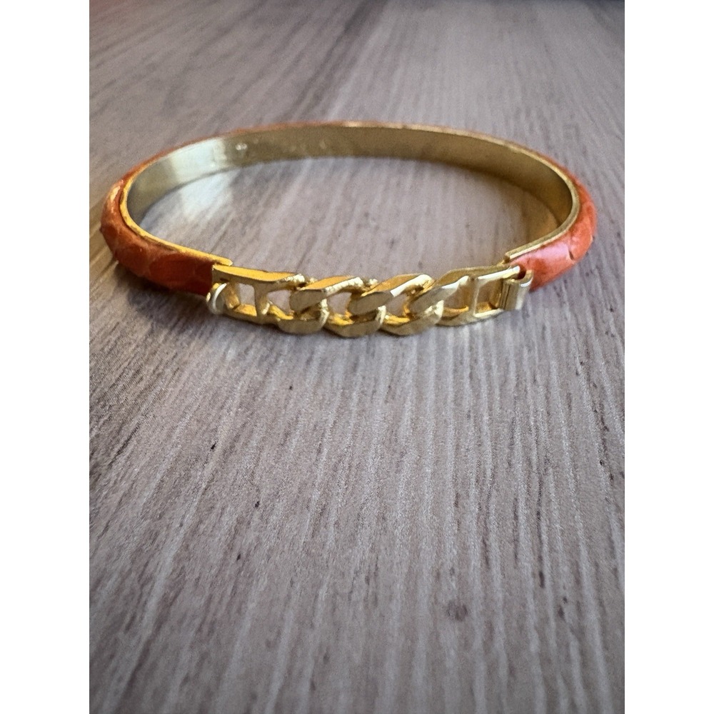 Vintage SIGNED, FLORENCE ITALY 24KT‎ PLATED BRACELET.